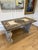 Italian Mid 20th Century Italian Pietra Dura Marble Inlay Table With Ornate Carved Stone Pedestal For Sale - Image 3 of 5