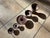 This set of five different, handcrafted ceramic candlesticks from the Serocka workshop impresses with its diverse design,...