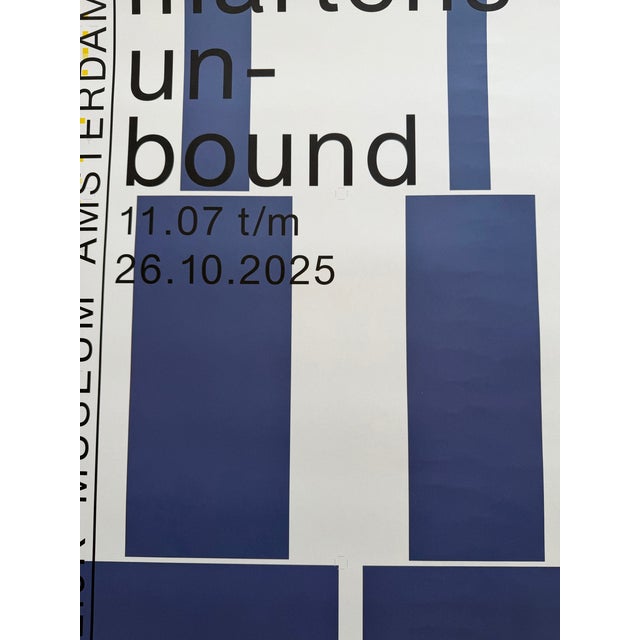 Karel Martens – Unbound (2025),Exhibition Poster, Dutch Design, Printed in Netherlands For Sale - Image 9 of 9