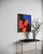This abstract canvas plays on the balance between strength and softness. Large geometric shapes with flowing contours meet...