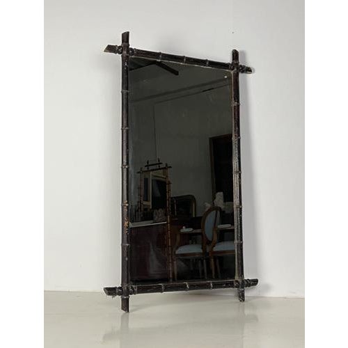 Faux Bamboo Mirror, 1890s For Sale - Image 15 of 15