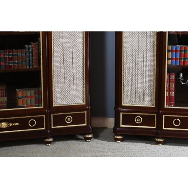 Wood Vintage Bookcases, Set of 2 For Sale - Image 7 of 13