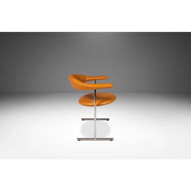 Mid-Century Modern Set of 6 Space Age Model 037 Airport Armchairs / Dining Chairs Attributed to Geoffrey D. Harcourt for Hans Kaufeld, Germany, Circa 1960s For Sale - Image 3 of 12