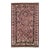Vintage Large Kilim Rug in Rose, Brown and Blue, 7.9 X 13.7 Ft For Sale