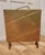 Stylish Art Deco beaten brass fire screen This is a charming and stylish screen, the screen it has diagonal design to the...