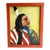 Contemporary Native American Expressionist Portrait Oil Painting For Sale