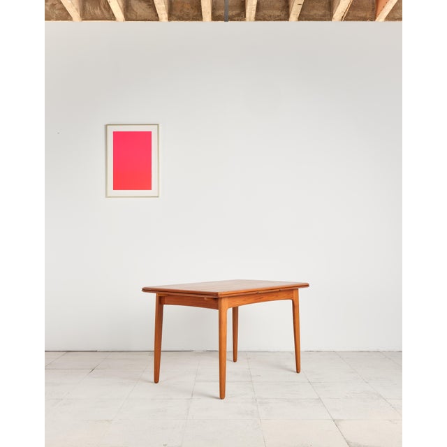 Brown Mid-Century Modern Danish Extendable Dining Table in Teak by Svend Aage Madsen, 1960s For Sale - Image 8 of 18