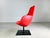 Moroso Moroso Swivel Leather Armchair in Red from Patricia Urquiola For Sale - Image 4 of 11