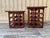 1960s A Pair of Handcrafted Mid Century Moderm Wine Rack / Side Tables. Circa 1960s For Sale - Image 5 of 18