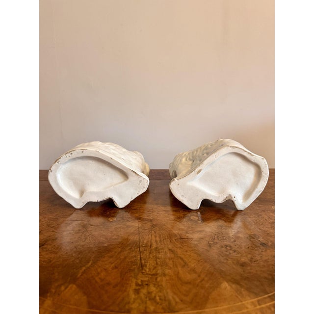 Late 19th Century Antique Victorian Staffordshire Dogs, 1880, Set of 2 For Sale - Image 5 of 6