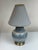 Traditional Ceramic Blue + White Table Lamp For Sale - Image 3 of 12