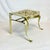 Late 19th Century Late 1800s Antique English Cast Brass Fireplace Footman Kettle Pot Stand. For Sale - Image 5 of 11