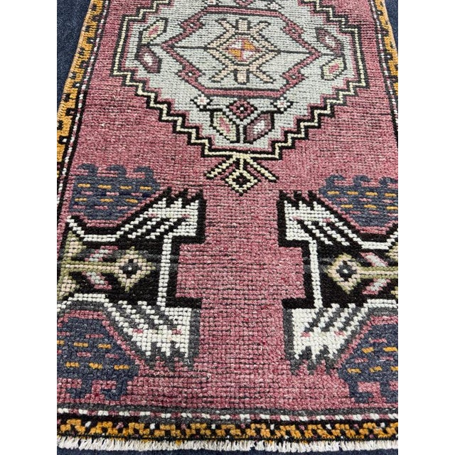 Contemporary Turkish Yastik Rug 1'8" x 3'3" For Sale - Image 3 of 5