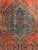 This is an Authentic wool pile genuine hand made antique Persian Heriz-