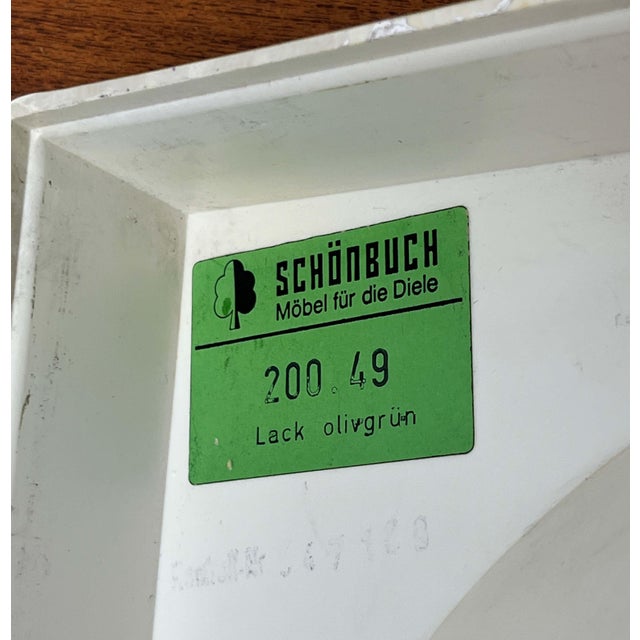 Mid-Century Modern Space Age German Olive Green Quadro Wall Coat Rack by Jürgen Lange for Schönbuch, 1970s For Sale - Image 15 of 16