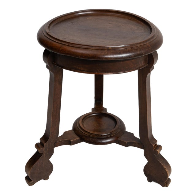 19th Century Eclectic Pedestal Table For Sale