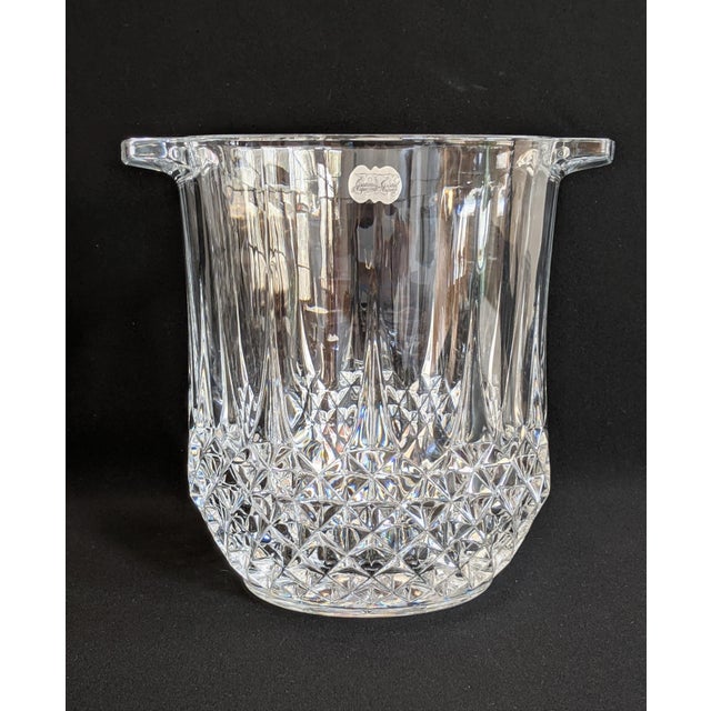Cristal d'Arques Longchamp Crystal Champagne Ice Bucket Chairish