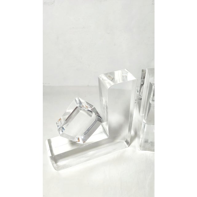 Transparent Methacrylate Book Holder, Spain, 1980s, Set of 2 For Sale - Image 6 of 10