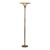 Mid 20th Century Mid-Century Modern Torchiere Floor Lamp With Capiz Shell Shade For Sale