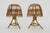 1950s Pair French Louis Sognot Rattan Table Lamps 1950s For Sale - Image 5 of 5