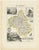 Map of Aveyron France with Rodez and Millau and Wine Routes, 1800s For Sale