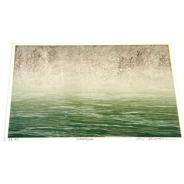 Framed and signed artist’s proof measuring 22” x 26”. Actual print measures 10 3/4" x 15 3/4". Shinohara is a renowned...