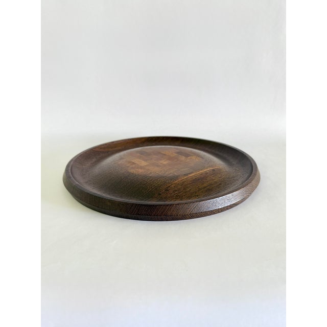 Mid-Century Modern 1960s Dansk Rare Woods Wenge & Teak Reversible Serving Board, Jens Quistgaard Design For Sale - Image 3 of 8