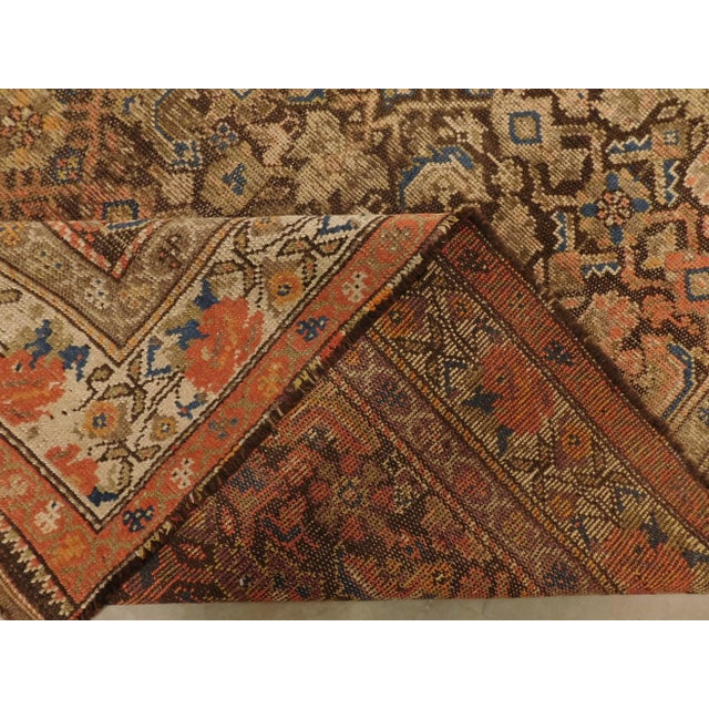Early 20th Century Antique Hand Knotted Caucasian Wool Rug 4'7"x 7'5" For Sale - Image 11 of 13
