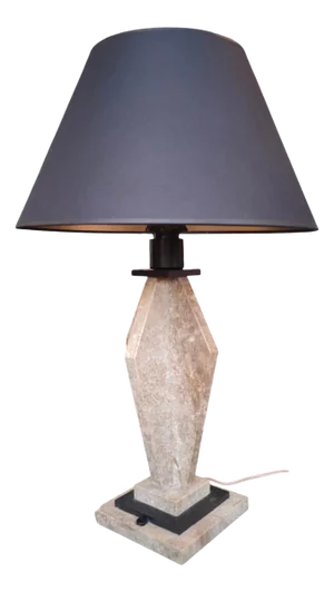 Art Deco Stone Lamp