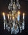 Art Nouveau Antique French Bronze & Crystal Chandelier For Sale - Image 3 of 8