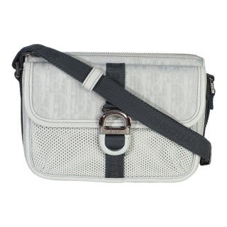 Light Blue Oblique Jacquard Dior 8 Pouch With Strap For Sale