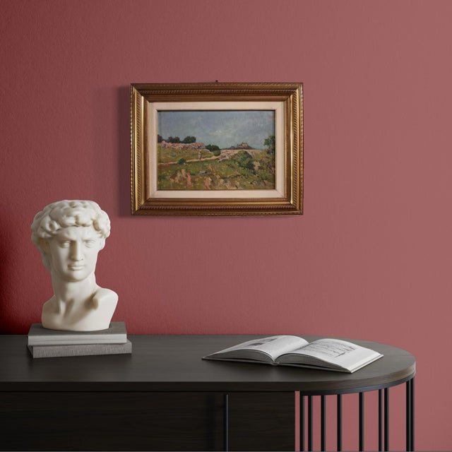 Italian Artist, Landscape, 1930, Oil on Board, Framed For Sale - Image 14 of 16