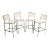 Janus et Cie 'Koko II' Set of Four Aluminum and Mesh Barstools For Sale