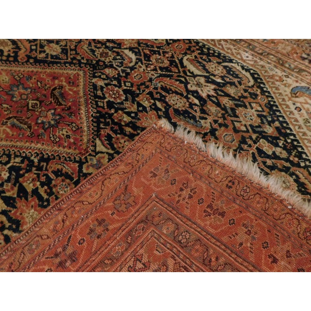 Antique Persian Qashqai Rug For Sale - Image 12 of 13