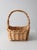 Vintage Wicker Gathering Basket For Sale - Image 10 of 11