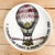 This incredibly rare "Palloni" series set of porcelain coasters feature different historic scenes with each individual...