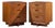 Frank Lloyd Wright for Henredon Taliesin Mid Century Mahogany Nightstands - Pair For Sale