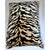 Late 20th Century Vintage Tiger Striped Velvet Lumbar Pillows - A Pair For Sale - Image 5 of 6