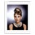 Audrey Hepburn "Breakfast at Tiffany's" Whte Framed Archival Pigment Print For Sale