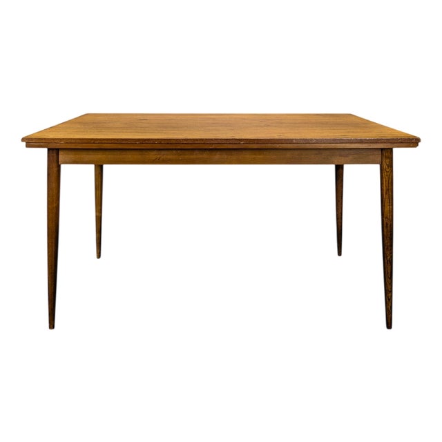 Vintage Scandinavian Teak Table For Sale