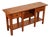 Broyhill Attic Heirlooms Country Style Oak Console Table For Sale