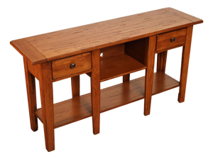 Broyhill Attic Heirlooms Country Style Oak Console Table