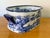 1980s Nautical Blue and White Transferware Foot Bath Planter For Sale - Image 4 of 11