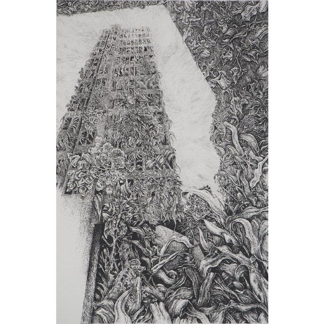 Marc Jurt, About New York I, Original Engraving For Sale - Image 8 of 8