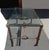 Vintage Diego Giocometti Iron Patinated Metal Dining Table Desk W Beveled Glass For Sale In Los Angeles - Image 6 of 16