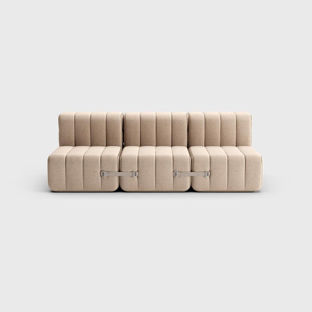 Contemporary Modular Sofa in Dama Fabric by Ambivalenz, Set of 6 For Sale - Image 3 of 18