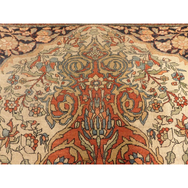 1910s Antique Persian Sarouk Farahan Rug - 3'6"x 5' For Sale - Image 5 of 13