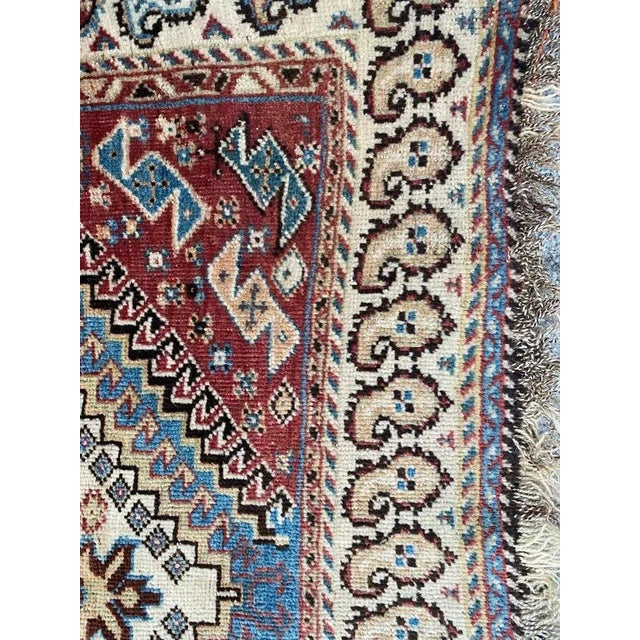 Vintage Wool Ghashghaei Rug, 1930s For Sale - Image 4 of 18