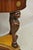 Maitland Smith Regency Style Mahogany Carved Lion Leather Base Cellarete Planter For Sale - Image 12 of 12