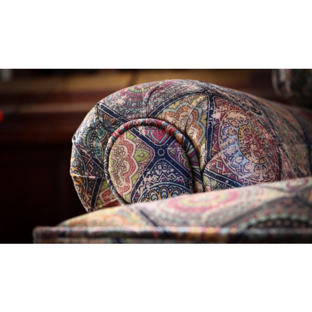 Vintage Chair with Cushion Back from George Smith, 2010s For Sale - Image 10 of 18